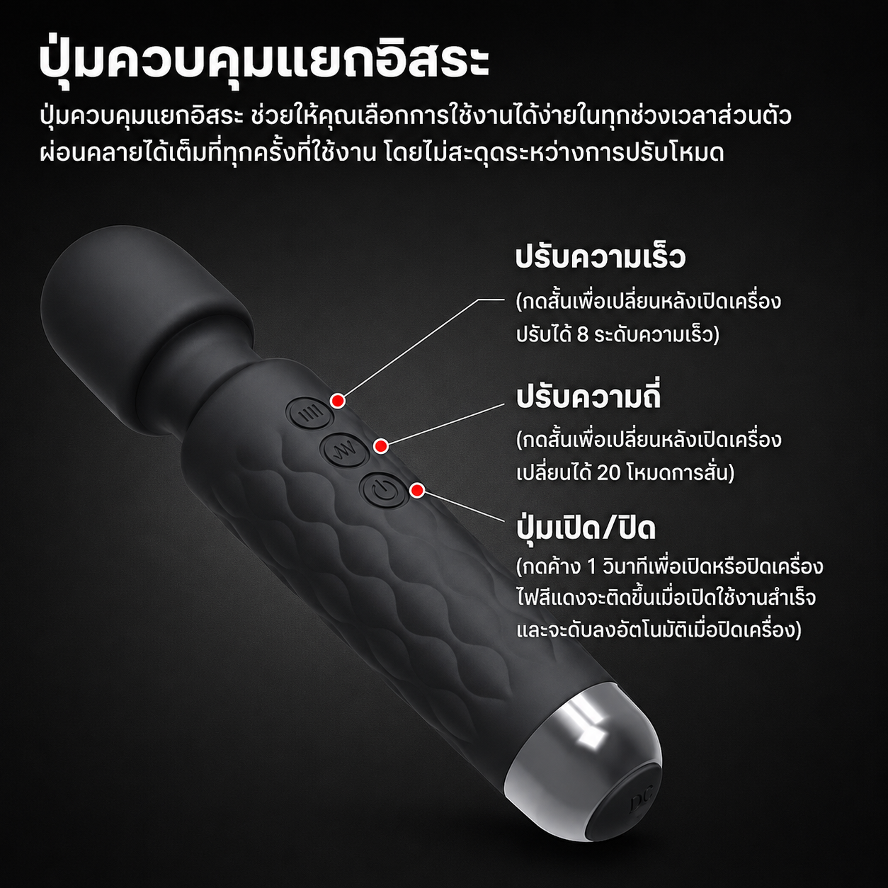 ปุ่มควบคุม